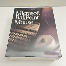 Vintage Microsoft Ballpoint Mouse 1990 Complete NEW SEALED picture