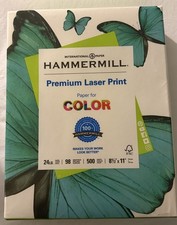 Hammermill Premium Laser Print 8” x 11” Color Copy Paper 24 lbs 98 Brightness picture