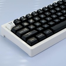 Sumgsn 142 Keys PBT Doubleshot SA Keycaps WOB Black Translucent Keycaps Set picture