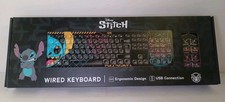 Culturefly Disney Lilo Stitch Wired Soft Touch Keyboard Computer Black picture