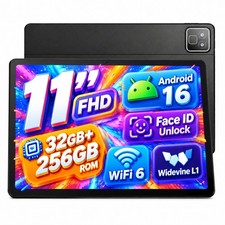 Urao Android 16 Tablet 11 inch 32GB RAM +256GB ROM+1TB Expand Five-core 7800mAh picture