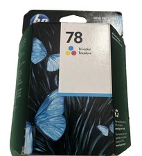 Genuine OEM Factory Sealed HP 78 Tri-Color Inkjet Cartridges Expired 03/2016 picture