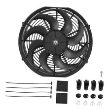 Universal Slim Radiator Cooling Fan 12V 90W Push Pull with Mount Kit, 14 Inch picture