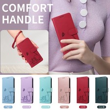Leather Cat Butterfly Wallet Cover Case For Vivo V70 V60 V40 S18 V30 Y38 Y18 Y78 picture