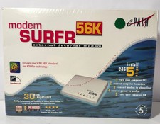 Vintage CPath Modem SURFR 56K External Data Fax Modem NEW Sealed 733670470000 picture