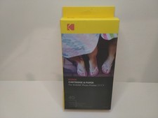 New Sealed KODAK Photo Printer Dock Cartridge And Photo Paper 4” X 6” PHC-40 picture