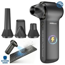 Cordless Air Duster 180000RPM 3 Speed Rechargeable Electric Blower PC Keyboard picture