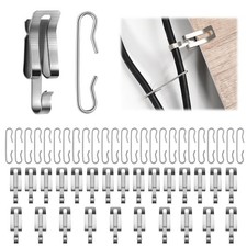 100PCS Heat Cable Roof Clips,Gutter Heater Cable Clips Roof DeIcing Heat Cabl... picture