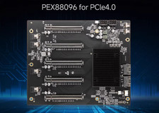 PLX88096 5-card Expansion Baseboard PCIe 4.0 No Splitting for Graphics Card picture