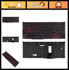 Red Backlit US Layout Keyboard for Acer Nitro 5 AN515 Series - Laptop Replacemen picture