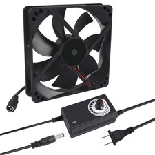 120mm X 25mm 110v 220v Ac Powered Cooling Fan with Speed Controller picture
