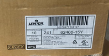 Lot of 10 Leviton 62460-15Y Yellow Extreme 6+ Patch Cord, 15ft, Cat 6 picture