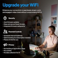 LINKSYS LN1101 MULTI GIG MICRO MESH WI-FI 6 ROUTER - WHITE picture