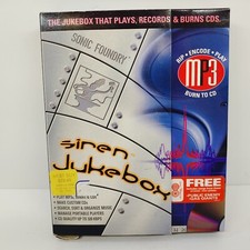 Vintage Siren Jukebox Sonic Foundry Rip Play Burn CD PC 1999 Software Program picture