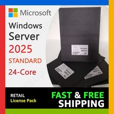 Microsoft Windows Server 2025 Standard 64bit 24 Core License + 10 CALS, NEW picture