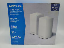 2-Pack LINKSYS VELOP VLP0102-NP Whole Home Mesh Wireless System Wi-Fi AC1200 picture