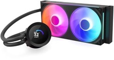 NZXT KRAKEN PLUS 240 RGB AIO CPU LIQUID COOLER 240MM RADIATOR CL-2307 - BLACK picture
