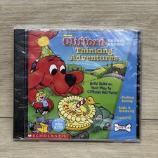 Clifford The Big Red Dog Thinking Adventures PC Mac CD-ROM Scholastic Ages 4-6 picture