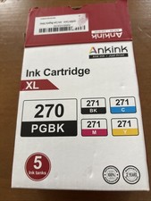 Ankink Printer Ink Cartridge XL. 270PGBK- 271BK, 271C, 271M & 271Y, 5 Ink Tanks picture