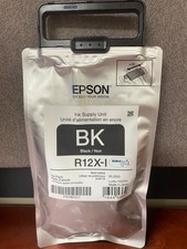 Epson R12X-I Black Ink Pack TR12X120 DURABrite Ultra Genuine OEM - Made in Japan picture