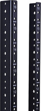 16U Vertical Server Rack Rail Pair Kit, DIY Rack Build, 12-24 Screws X64 picture