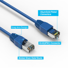 200'FT BL Commscope CS34P 23/4P Cat6 F/UTP WebTrak Plenum Shielded Network Cable picture
