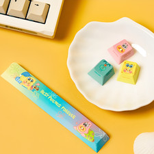 SpongeBob x Kakao Friends Keycap Set 4PCS Keyboard Keycaps Korea picture