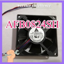 One Delta AFB0824SH Roo Fan Fast Shipping 80x80x25mm DC 24V 0.33A 3-Pin picture
