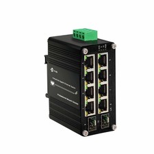 Gigabit 8-Port Network Switch (8×RJ45+2×SFP) Slots Industrial Ethernet Switch picture