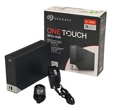 Seagate One Touch 8TB HDD Desktop Storage With Integrated USB-C Hub - Pristine picture