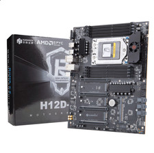 H12D-8D Motherboard for AMD EPYC 7002 / 7003 CPU , 4 slots PCIe 4.0x 16 , 3x M.2 picture
