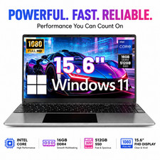 15.6 inch Laptop 16GB DDR4 + 512GB SSD Quad-Core Intel Celeron N5095 Processors picture