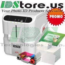Matica MC110 Dual Sided ID Card Printer Bundle picture