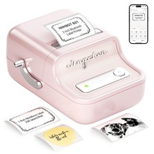 NIIMBOT B21 Label Maker, 2 Inch Bluetooth Thermal Label Printer, Pink picture