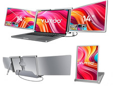 YUTOO Portable Tri-Screen for Laptop 14 Inch 1080P USB-C picture