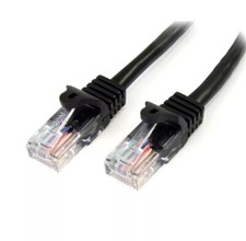 Startech.com 45PATCH3BK Cat5e Snagless UTP Patch Cable - 3ft picture
