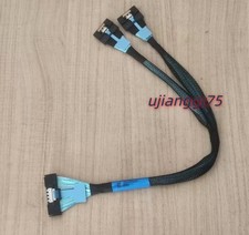 MCIO 16X 124P to Dual SlimSAS SFF 8654 74P High Speed Data Cable 25CFZ-350820 picture
