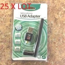 50 X LOT Antenna 300n 300Mbps Mini Wireless USB Wifi Adapter Network 802.11n/g/b picture