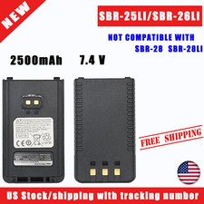 NEW Battery SBR-25Li SBR-26Li For Yaesu FT-25R FT-65E FT-65R FTA-250L SBR-25Li picture