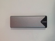 SSK M.2 NVMe SATA SSD Enclosure USB 3.2 Gen2 10Gbps Aluminum Type-C Adapter Case picture