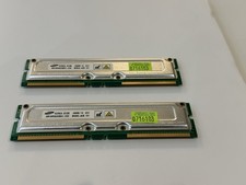 512MB Kit 2x256MB PC800-40 RDRAM Rambus RIMM Samsung MR16R1628AF0-CM8 Memory picture