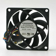 1 PCS FOXCONN 7015 PVA070E12L 12V 0.20A 7cm hydraulic PWM silent fan 4-pin  fan picture