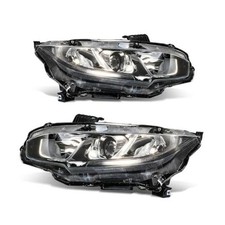 Driver & Passenger Side Chrome Projector Headlight Assembly Replacement for picture