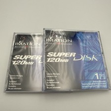 NEW Imation SuperDisk LS-120 120MB Floppy Disks - 2 Pack  picture