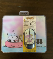 Peanuts Wireless Mouse + Mouse Pad Combo Silent Click 1200 DPI USB Receiver picture