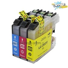 3 Pack LC203XL Color Ink Fits For MFC-J460DW MFC-J480DW MFC-J680DW MFC-J485DW picture