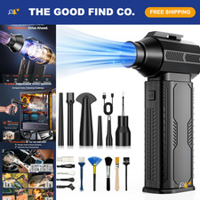 Ultra-Powerful Compressed Air Duster, 130,000 RPM Electric Blower for Cleaning picture
