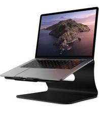 Bestand Laptop Stand Aluminum Holder Riser Heat-Vent 11-16in Mac/Dell Black picture
