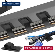 Cable Management Under Desk, [Up to 15 Cord][Enhanced Wire Holder] Cord Organize picture