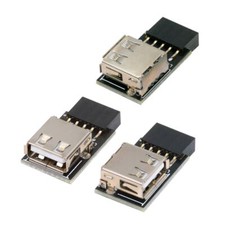 3pcs/set 9Pin/10Pin Female to USB 2.0 Female Front Panel Adapter for Motherboard picture